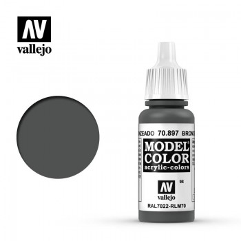 Vallejo Model Color Acrylic Paint Bronze Green 70897